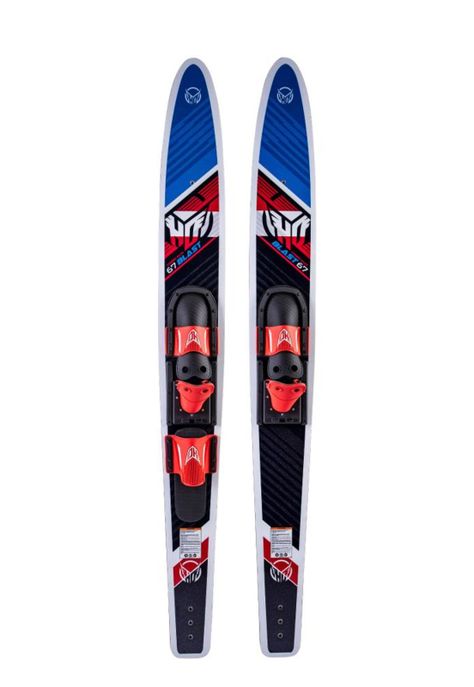 HO Par Ski Acuático Blast 59" con Fijaciones Horseshoe-0