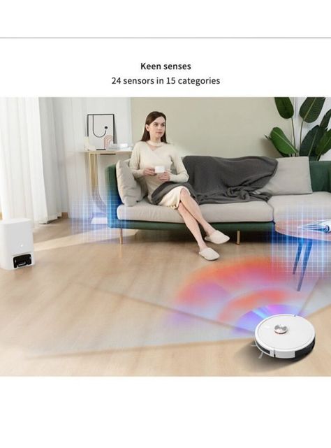 Aspiradora Trapeadora Robot Lydsto R1 Edge, Autovaciado, 5000pa, Negra-5