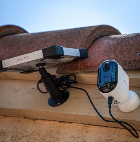 Xiaomi IMILAB cámara Solar EC4 para exteriores, sistema de videovigilancia con batería, foco, 4MP-1