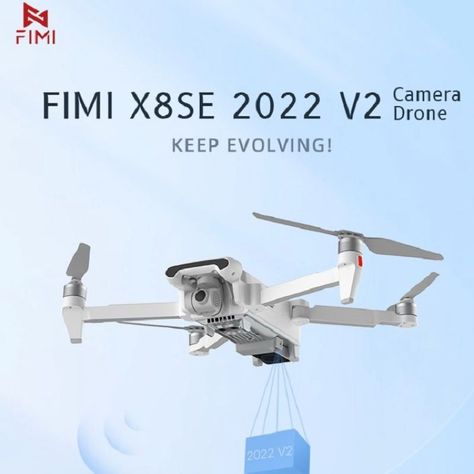XIAOMI FIMI X8 SE 2022 V2 COMBO (Megaphone, 2 BATERIAS TOTALES, BOLSO)-5