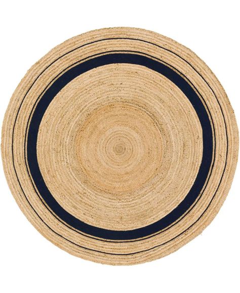 Alfombra Redonda Yute 140 cm Benares-0