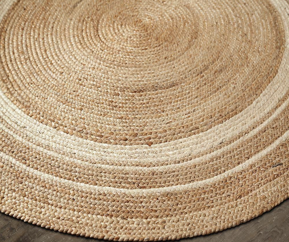 Alfombra Redonda Yute 140 cm Kollam-1