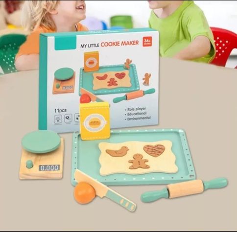 Set de Repostería Didáctico de Madera para Niños-0