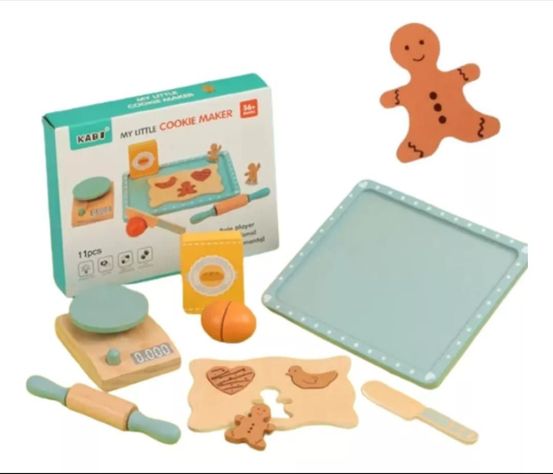 Set de Repostería Didáctico de Madera para Niños-1