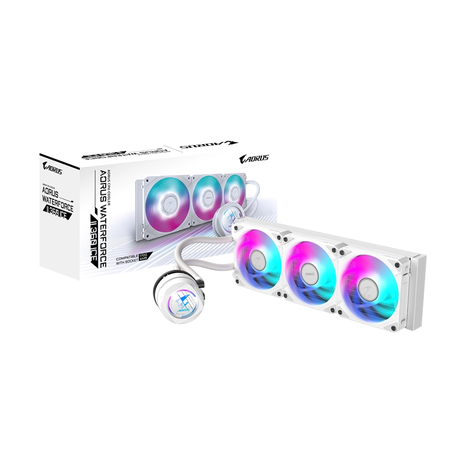 Refrigeración Liquida Aorus Waterforce II 360 Ice G2, Blanco-0
