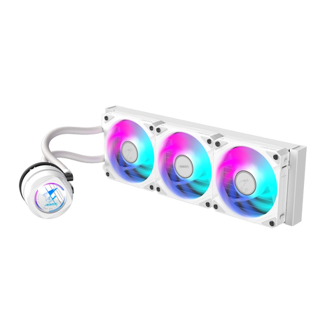Refrigeración Liquida Aorus Waterforce II 360 Ice G2, Blanco-3