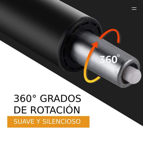 Pistón de gas de acero resistente para Silla Gamer u Oficina, universal-2