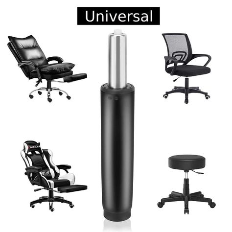 Pistón de gas de acero resistente para Silla Gamer u Oficina, universal-3