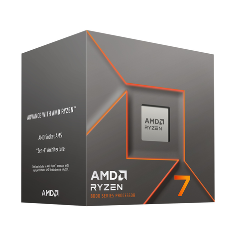 Procesador AMD Ryzen 7 8700F, 5GHz Max, 8core 16hilos, AM5-2