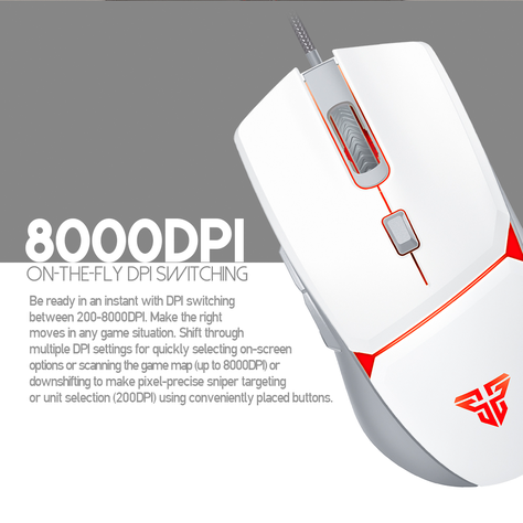 Mouse Gamer Progamable Fantech Crypto VX7 Space Ed, 8000 DPI-5