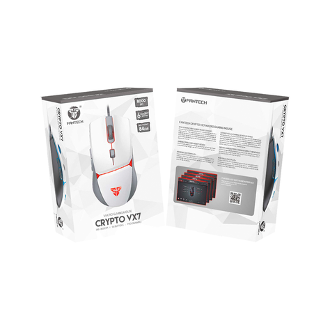 Mouse Gamer Progamable Fantech Crypto VX7 Space Ed, 8000 DPI-7