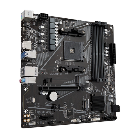 Placa Madre Gigabyte B550M K, AMD B550, AM4, DDR4, MicroATX-1