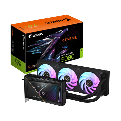 Tarjeta Video Aorus RTX 5080 XTREME WATERFORCE 16G GDDR7 PciE-5-0