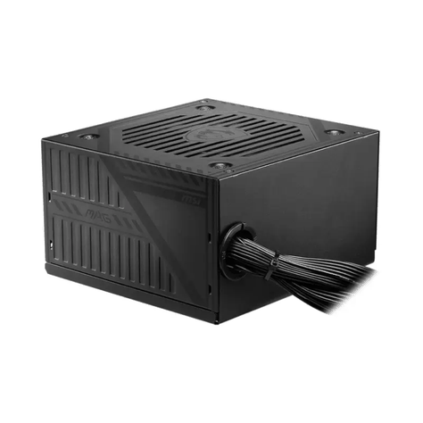 Fuente de Poder MSI MAG A600DN, 600W, PciE-5.0, 80 Plus, ATX-0
