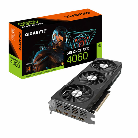 Tarjeta de Video Gigabyte RTX­­ 4060 GAMING OC 8G GDDR6-0