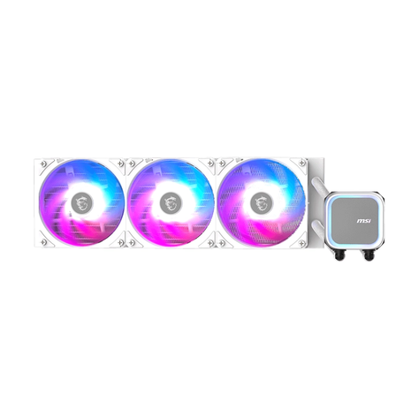 Refrigeración líquida MSI Mag Coreliquid A13 360 ARG, Blanco-1