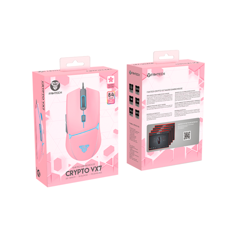 Mouse Gamer Progamable Fantech Crypto VX7 Sakura, 8.000 DPI-7