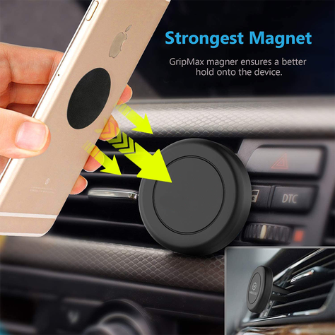 Soporte De Celular Para Auto Iman Magnético Rejilla Del Aire-2