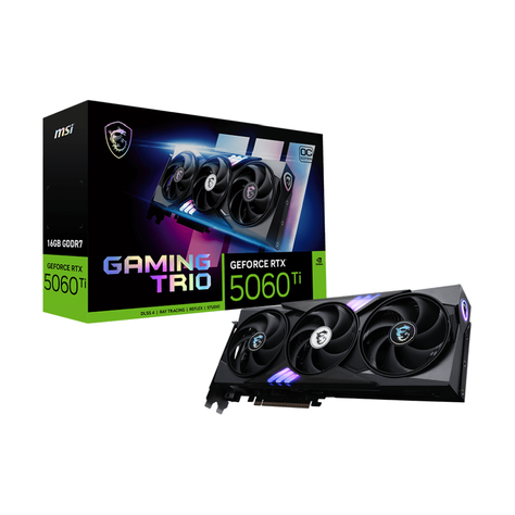 Tarjeta de Video Msi RTX 5060 Ti 16G GAMING TRIO OC GDDR7 PciE-5-0