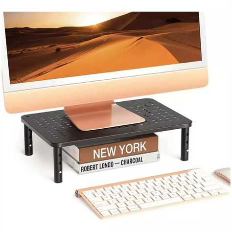 Soporte Base para Monitor, notebook, impresora, multiuso con 3 niveles de elevación-0