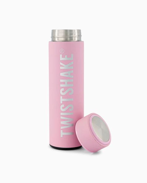 Termo para agua Twistshake Hot & Cold 420ml  - Rosado-0