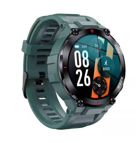SMARTWATCH K37 SPORT VERDE PETRÓLEO + CORREA EXTRA-1