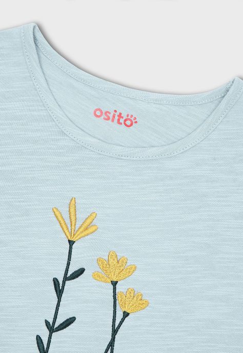 Polera Manga Larga Niña Osito POAV521AQ-2
