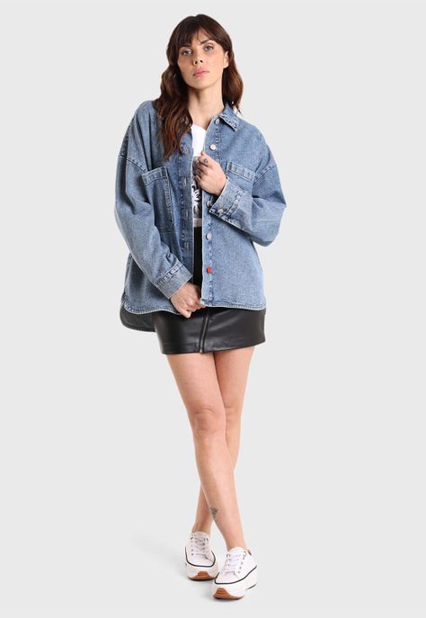 Chaqueta Denim Mujer Soviet-3