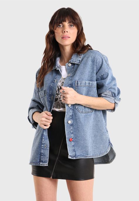 Chaqueta Denim Mujer Soviet-0