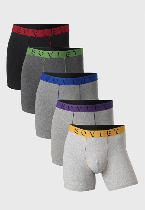 Boxer Trunk Fit Pack 5 Unidades Soviet BOS2404GR-0