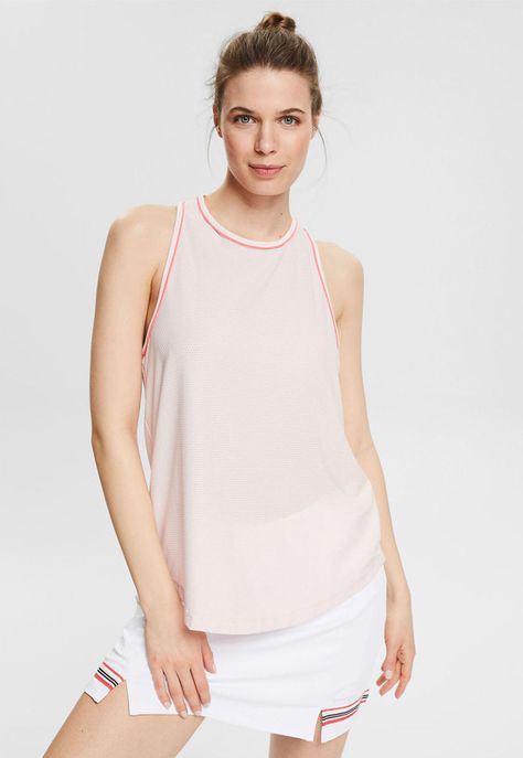 Polera De Malla Con Rayas Reflectantes EspritSport-0