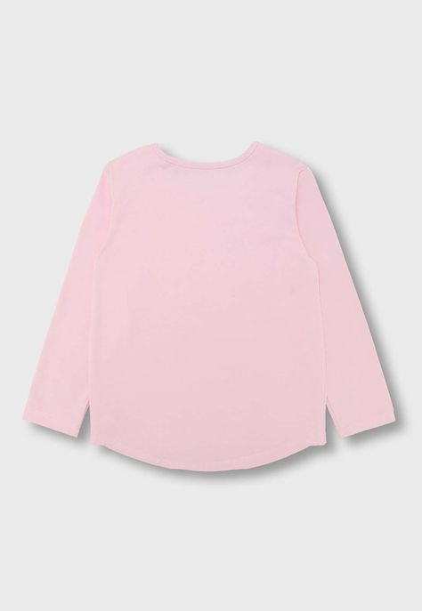 Polera Manga Larga Niña Osito OPOA660RD-1