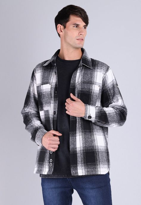 Camisa Oversize Hombre Soviet SCMH813NE-0
