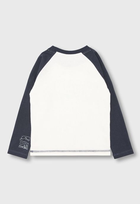 Polera Manga Larga Niño Osito OPOO602NB-1