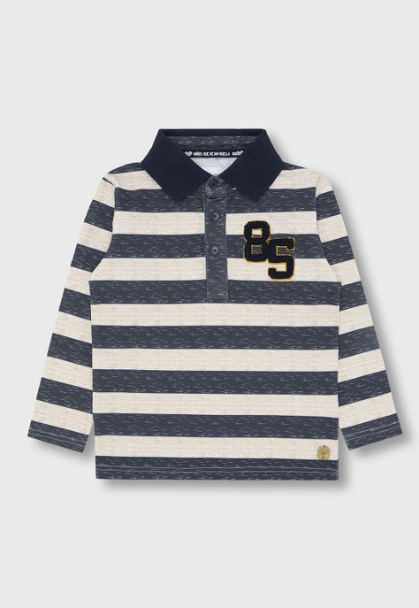Polera Manga Larga Niña Osito OPOO605NB-0