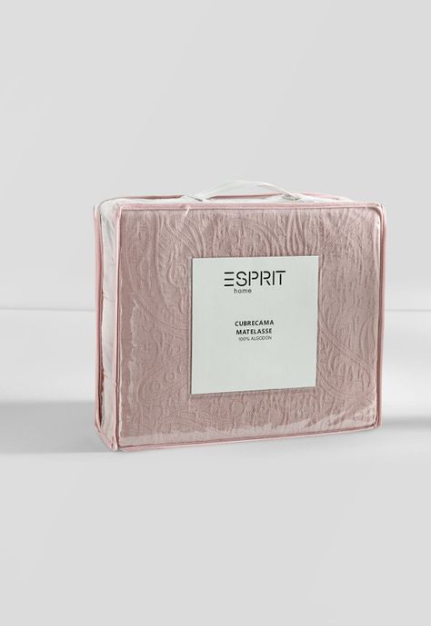 Cubrecama Matelasse King Esprit Rosa-3