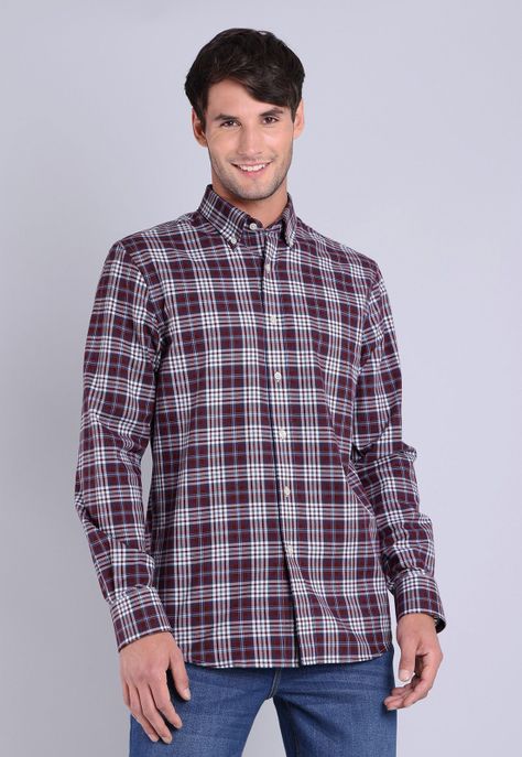 Camisa Escocesa Guy Laroche GLAIF07RO-0