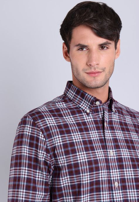 Camisa Escocesa Guy Laroche GLAIF07RO-2