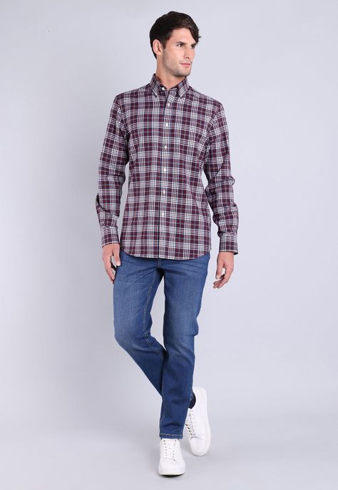 Camisa Escocesa Guy Laroche GLAIF07RO-3