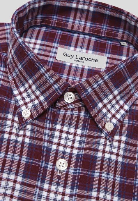 Camisa Escocesa Guy Laroche GLAIF07RO-4