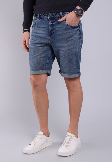 Bermuda Denim Slim Fit Soviet BVSHC90AZ-0