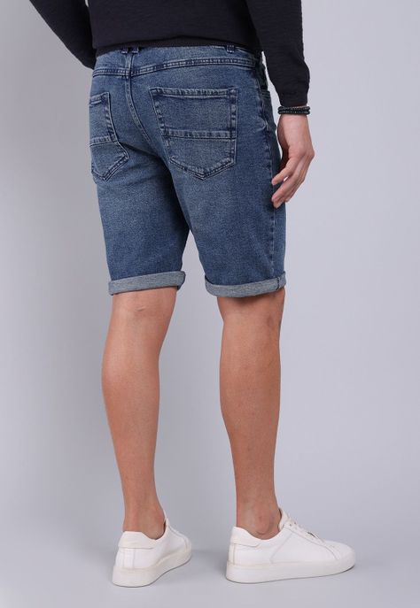 Bermuda Denim Slim Fit Soviet BVSHC90AZ-1