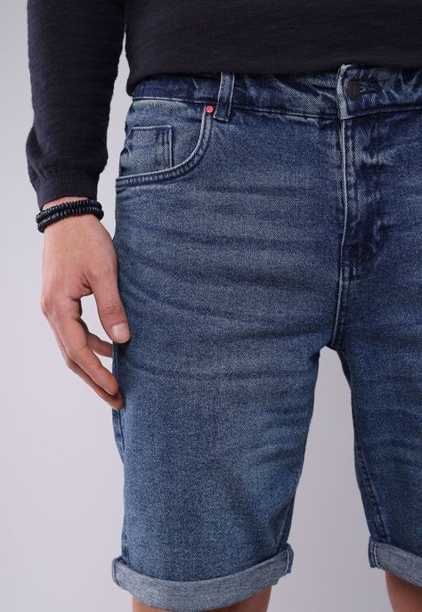 Bermuda Denim Slim Fit Soviet BVSHC90AZ-2