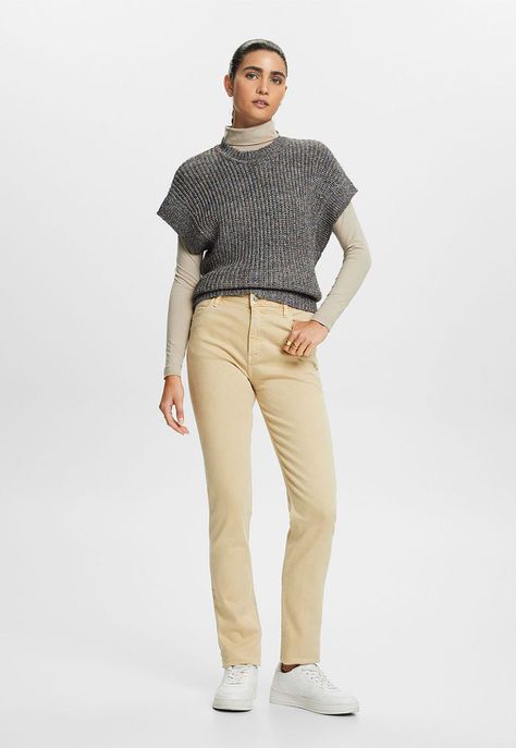 Pantalón De Sarga Mujer Esprit-3