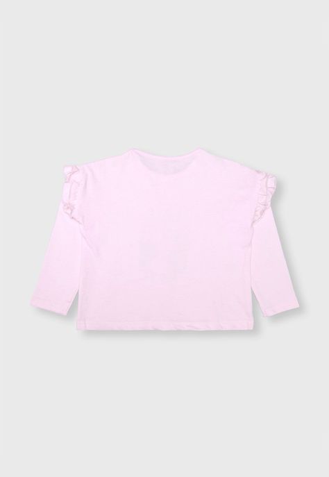 Polera Con Estampado Niña Osito-1