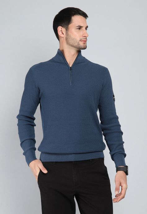 Sweater Half Zipper Soviet BISHI27DE-0