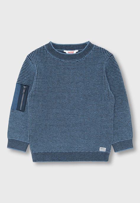 Sweater Manga Larga Niño Osito OSWO618AZ-0