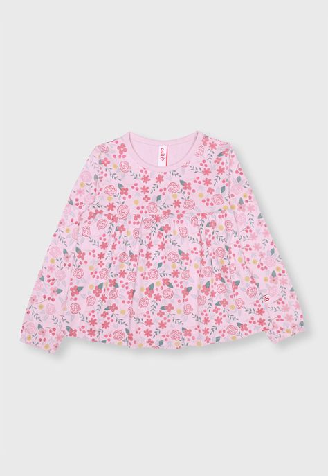 Polera Estampada Niña Osito PO2A006RD-0