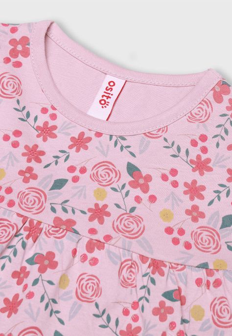 Polera Estampada Niña Osito PO2A006RD-2