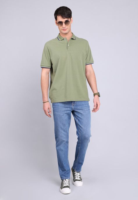 Polera Pique Cuello Polo Guy Laroche GLBVK23VE-3
